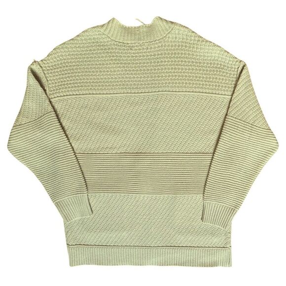 Frye Womens Open Cardigan Sweater‎ Textured Knit Natural Sz Large Tunic Boho NWT - Picture 6 of 11